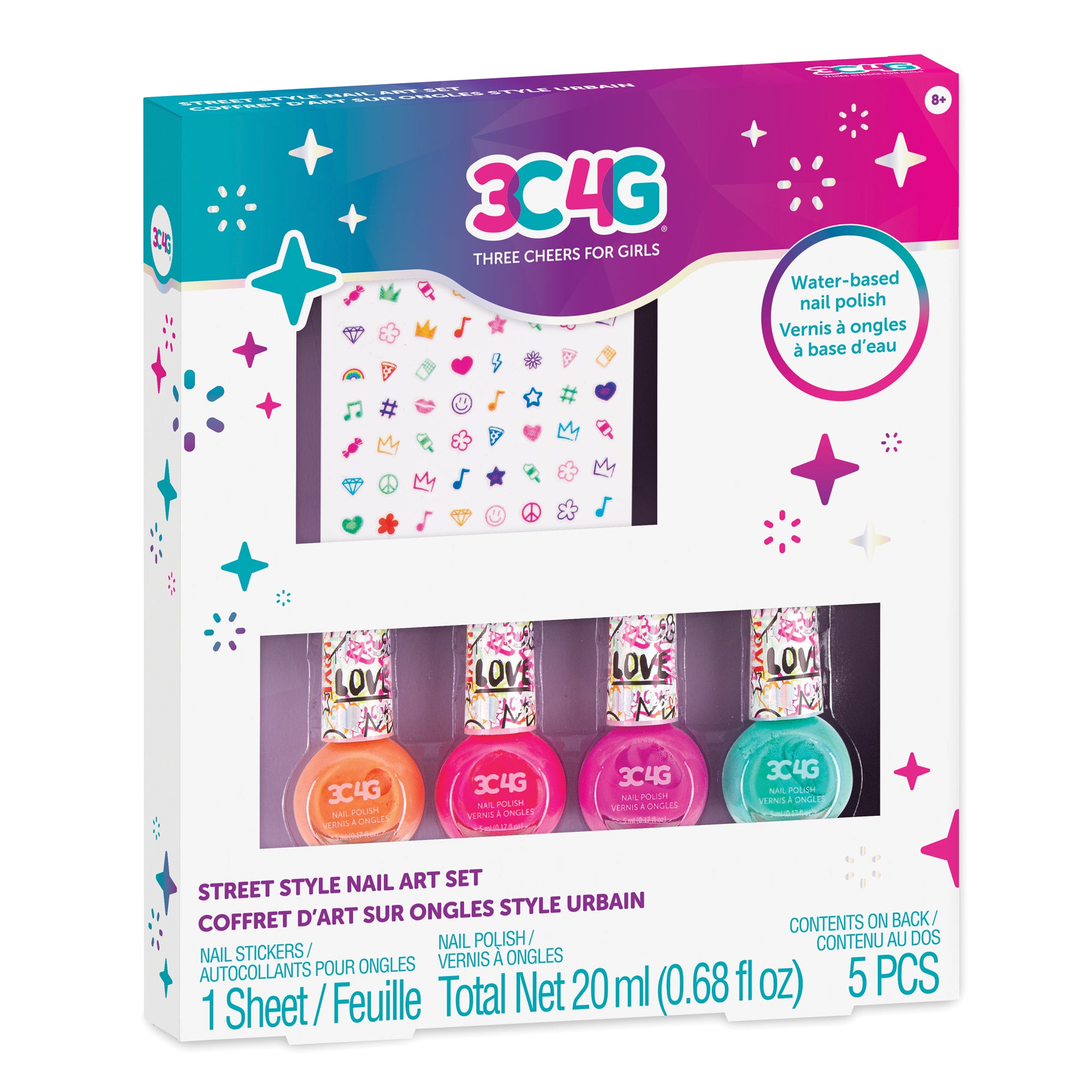 Generic Nail Art Studio For Girls - Polish Kit Kids Ages 7-12 Years