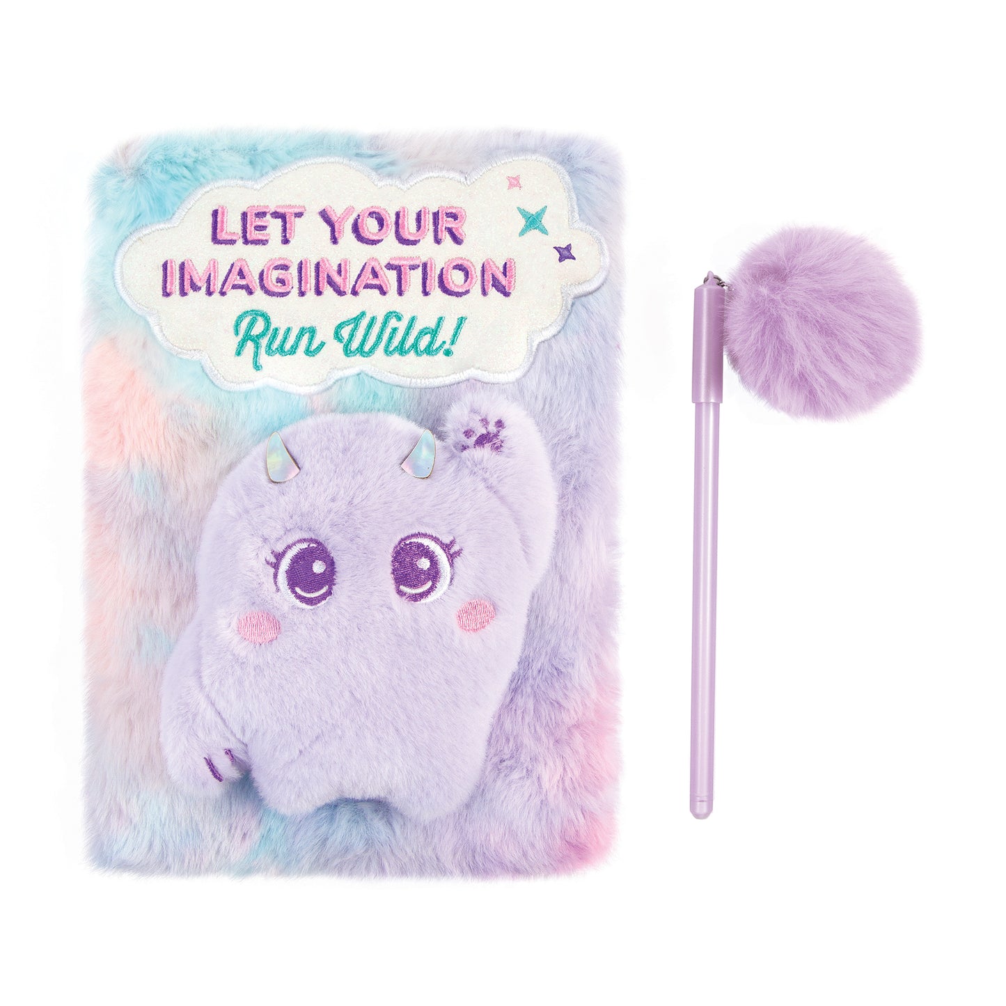 Imagination Land Wild Style Plush Journal and Pen