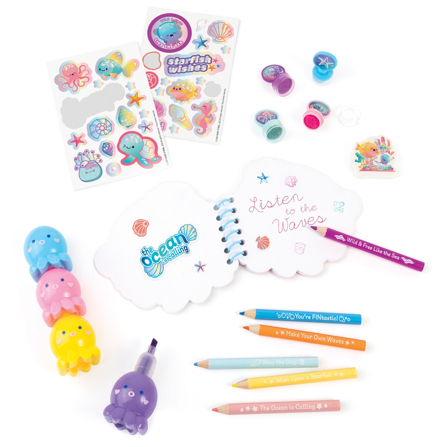 Seas the Day Portable Stationery Set