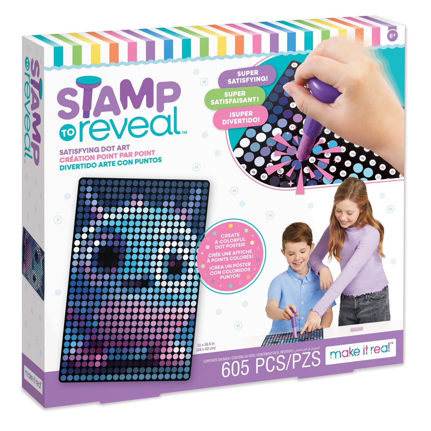 Stamp To Reveal™ Single (Ast of 3 styles - Puff, Glow, Unicorn)