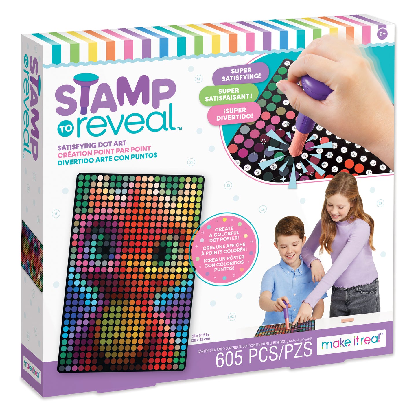 Stamp To Reveal™ Single (Ast of 3 styles - Puff, Glow, Unicorn)