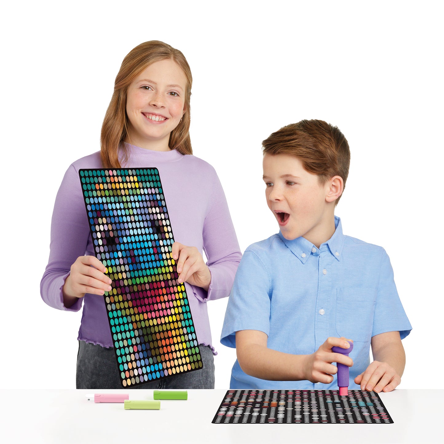 Stamp To Reveal™ Satisfying Dot Art - 2 Pk