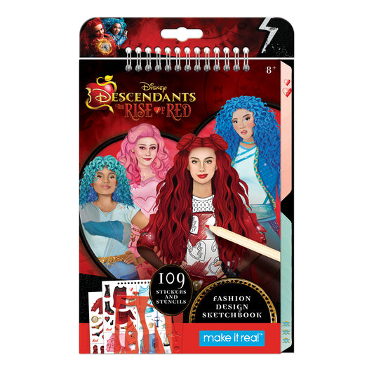 Disney Descendants: The Rise of Red Fashion Design Sketchbook