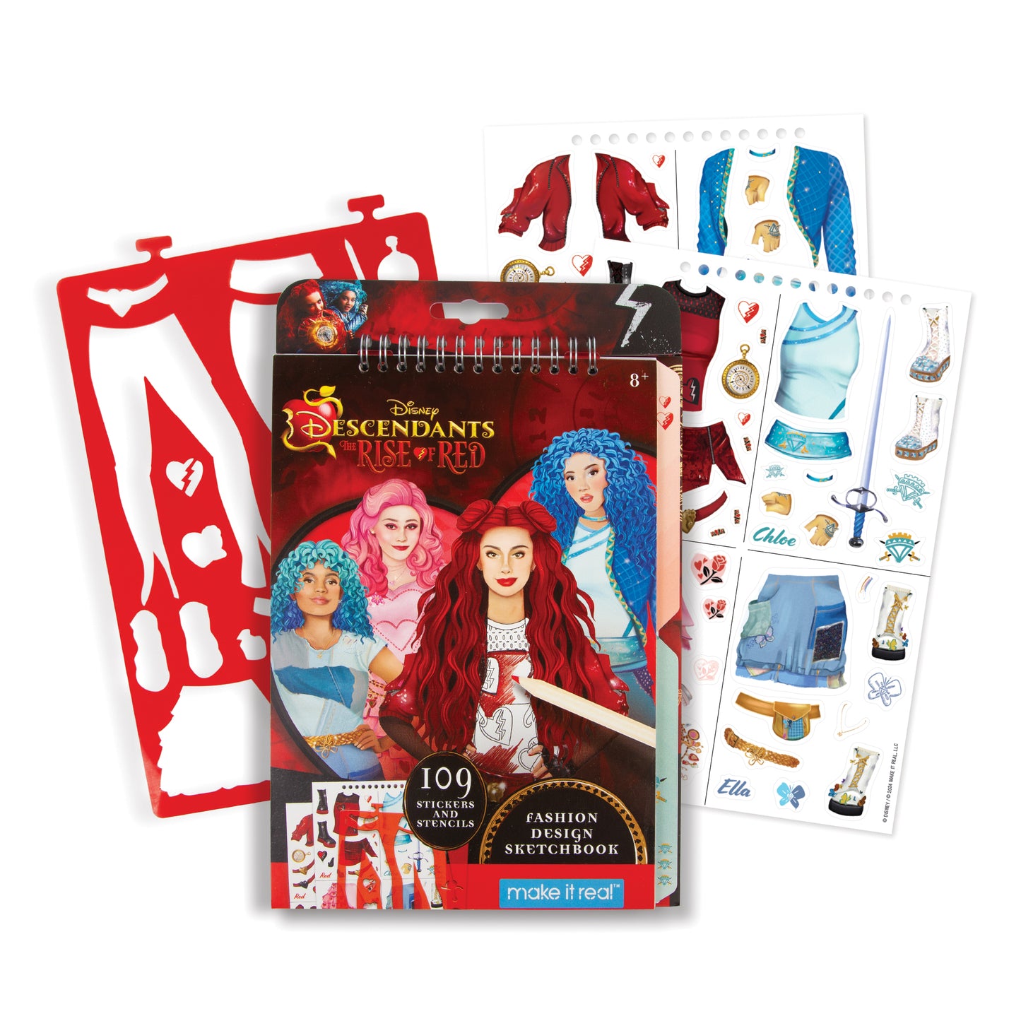 Disney Descendants: The Rise of Red Fashion Design Sketchbook