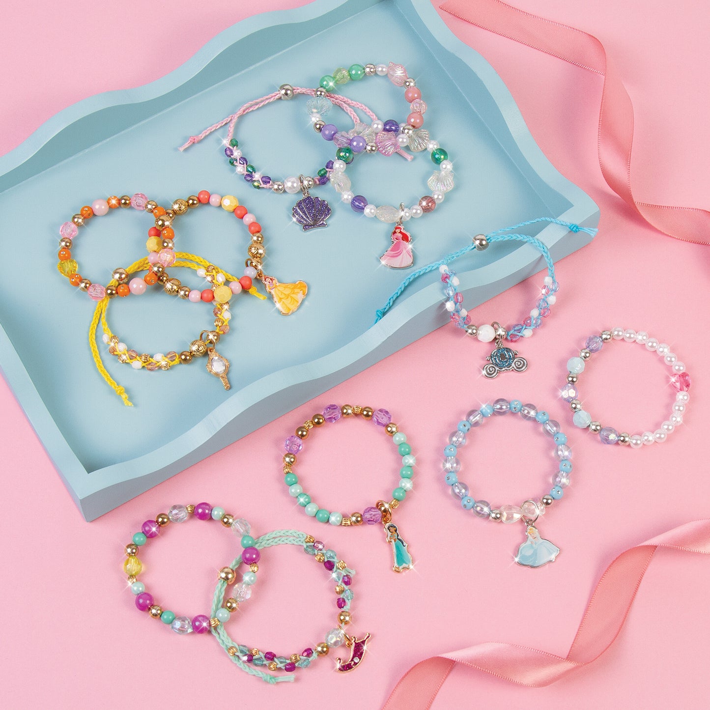 Disney Princess Castle Style DIY Bracelet Kit