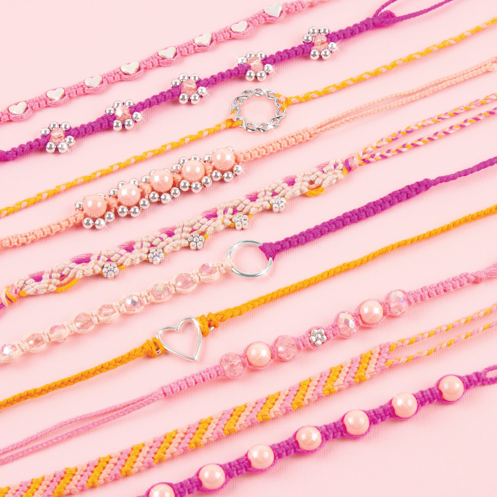 Sea, ocean and anchor handmade friendship bracelets set of threads or  beads. Macrame normal pattern tutorial. 7938023 Vector Art at Vecteezy