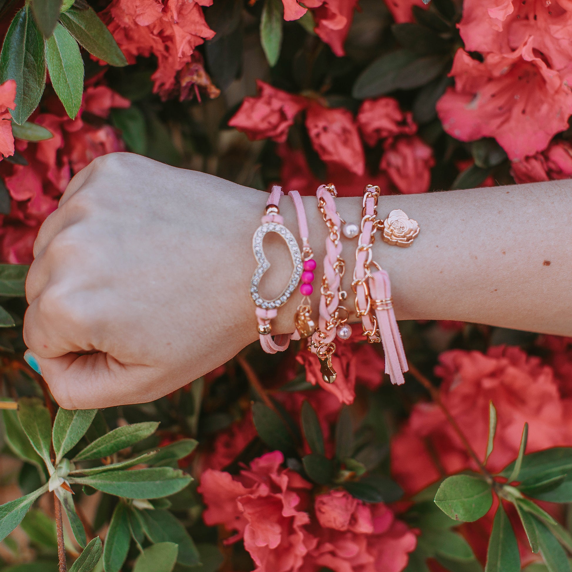 Juicy Couture Make it Real Pink & Precious Bracelet Kit - Makes 10 Bracelets