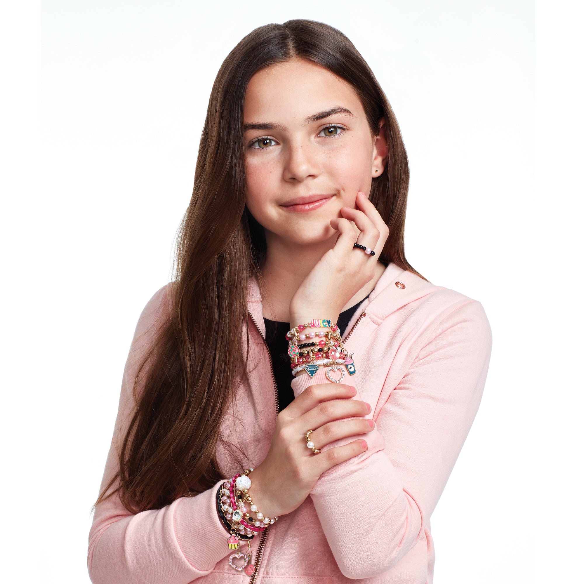 Make it real juicy couture pink and precious deals bracelets