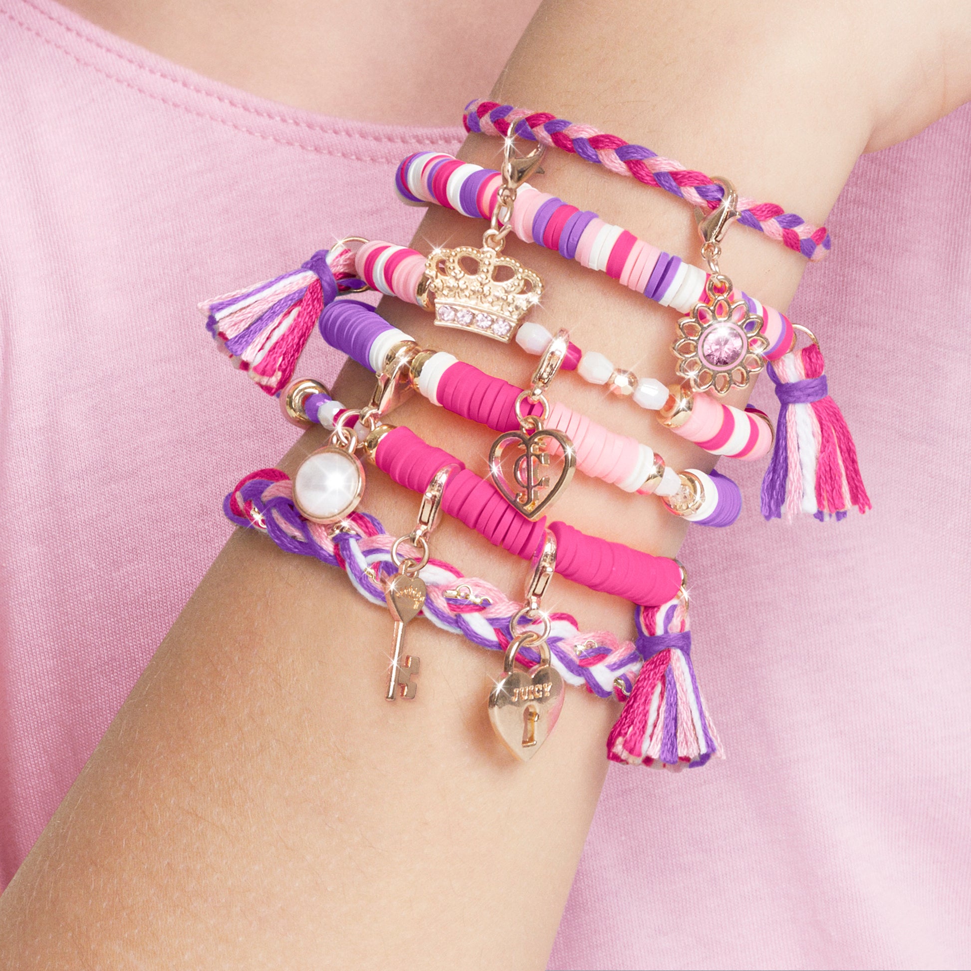 DIY Bracelets With The Juicy Couture Glamour Stacks​ 